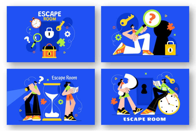 9-escape-room-puzzle-challenge-illustration