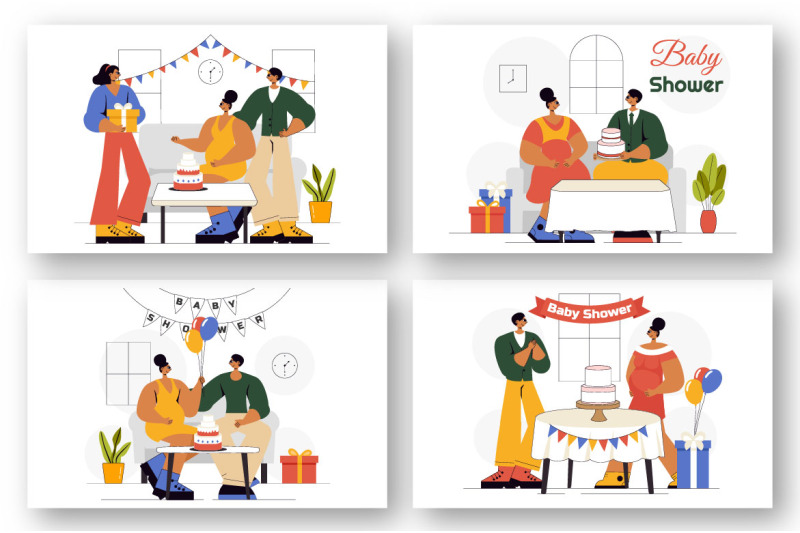 9-baby-shower-celebration-illustration