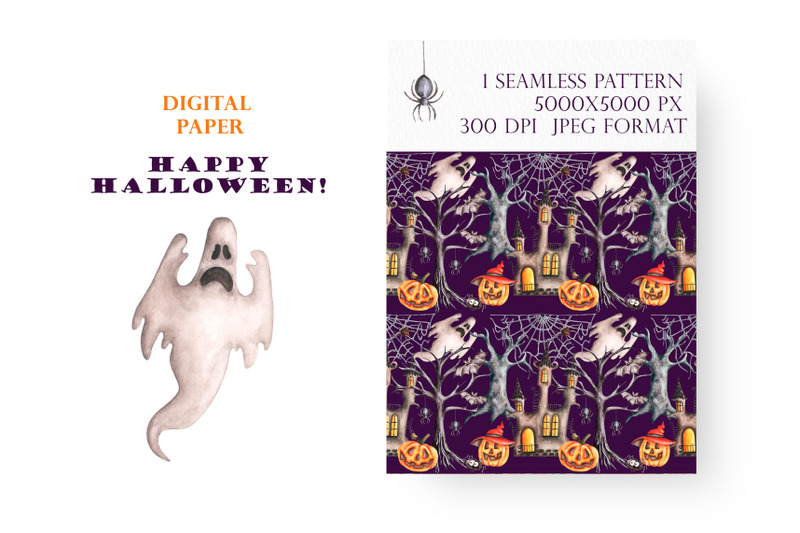 halloween-watercolor-seamless-pattern-gothic