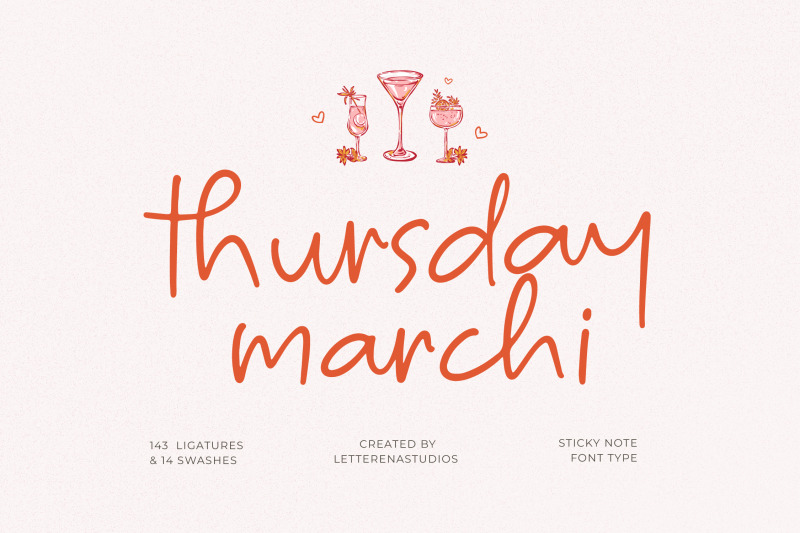 thursday-marchi-sticky-note-font-type
