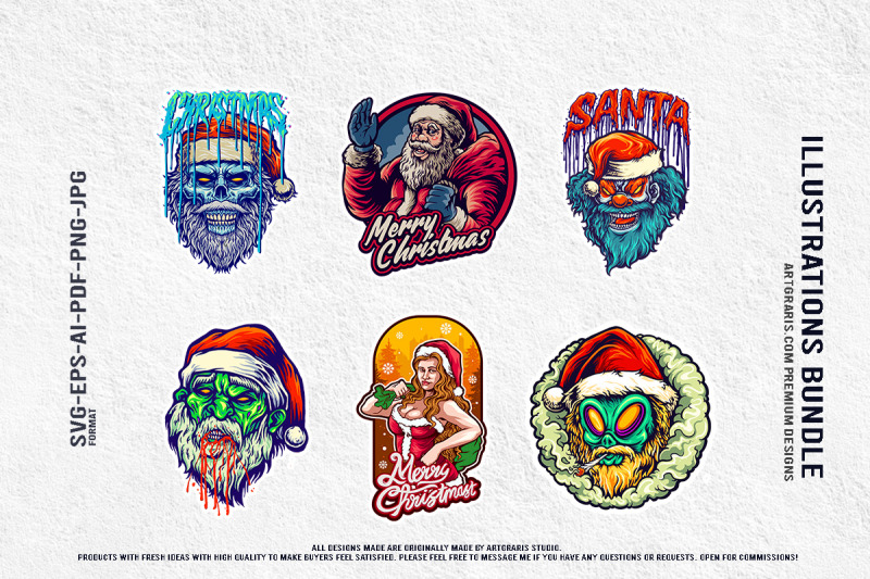 spooky-santa-claus-haunted-christmas-graphic-illustration-bundle