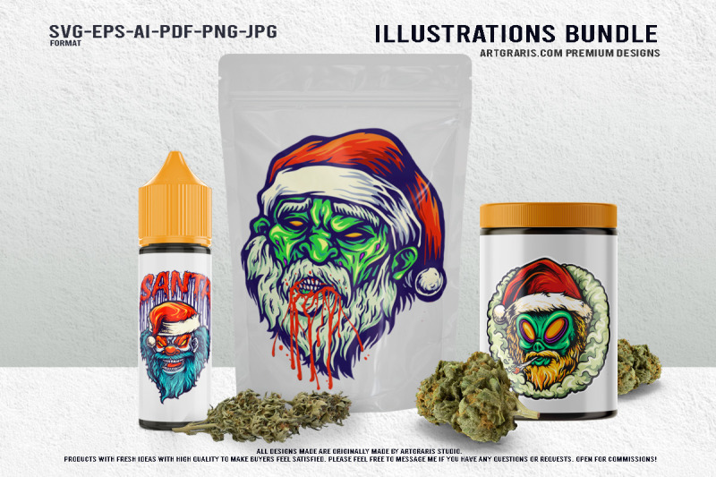 spooky-santa-claus-haunted-christmas-graphic-illustration-bundle