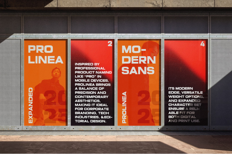 prolinea-expanded-geometric-sans-serif-family