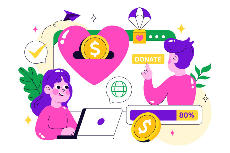 10-online-fundraising-illustration