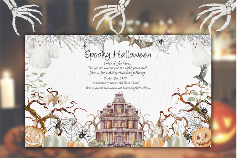 halloween-watercolor-elements-bundle-patterns-borders-amp-frames