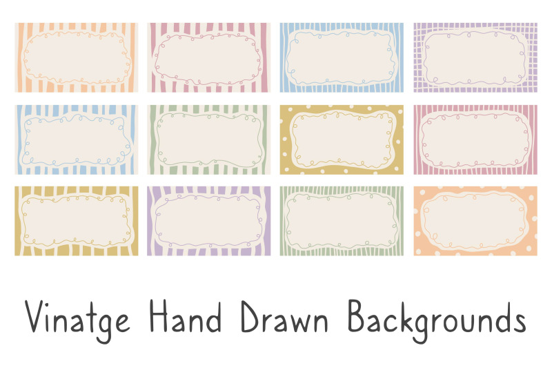 vinatge-hand-drawn-backgrounds-amp-frames