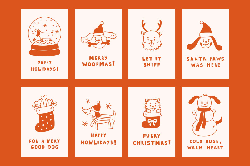 dog-christmas-posters