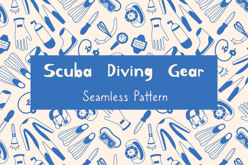 scuba-diving-gear-seamless-pattern