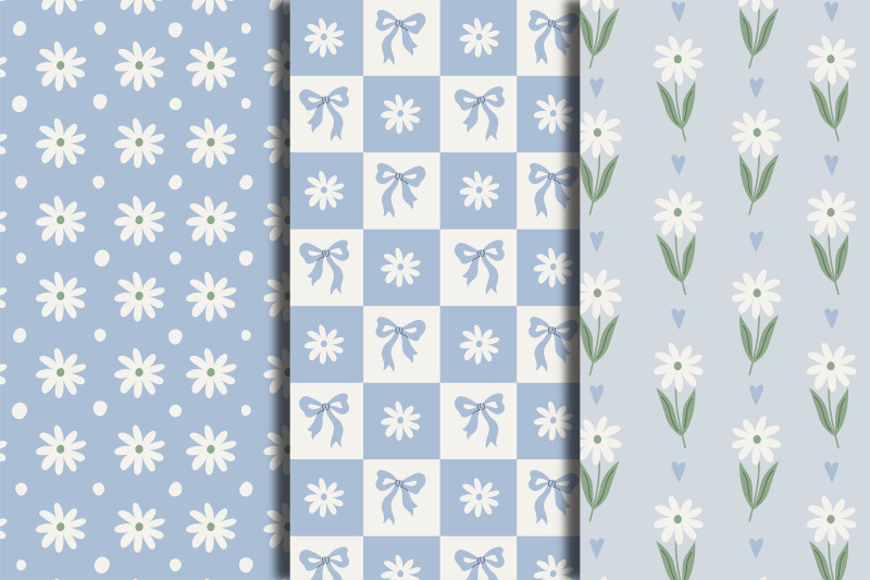 pastel-daisy-seamless-patterns