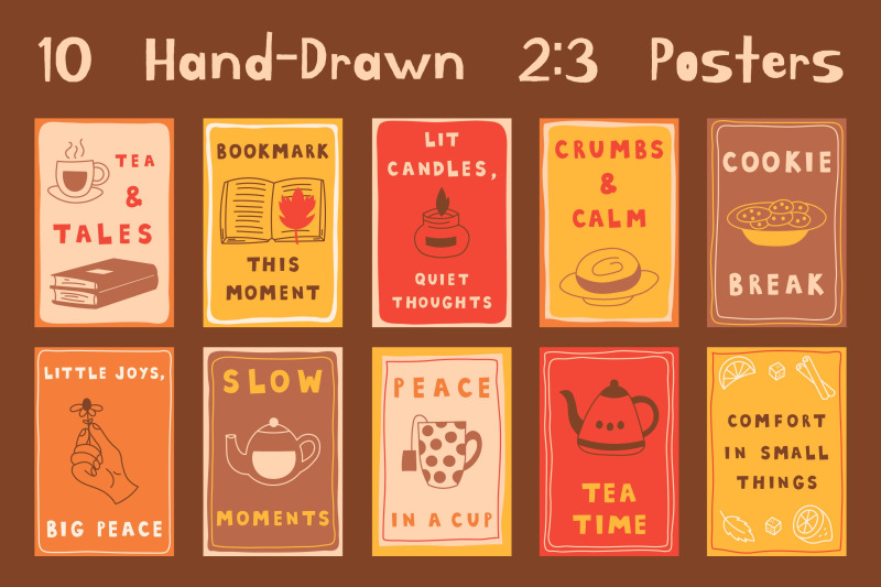 cozy-tea-time-quotes-vintage-posters
