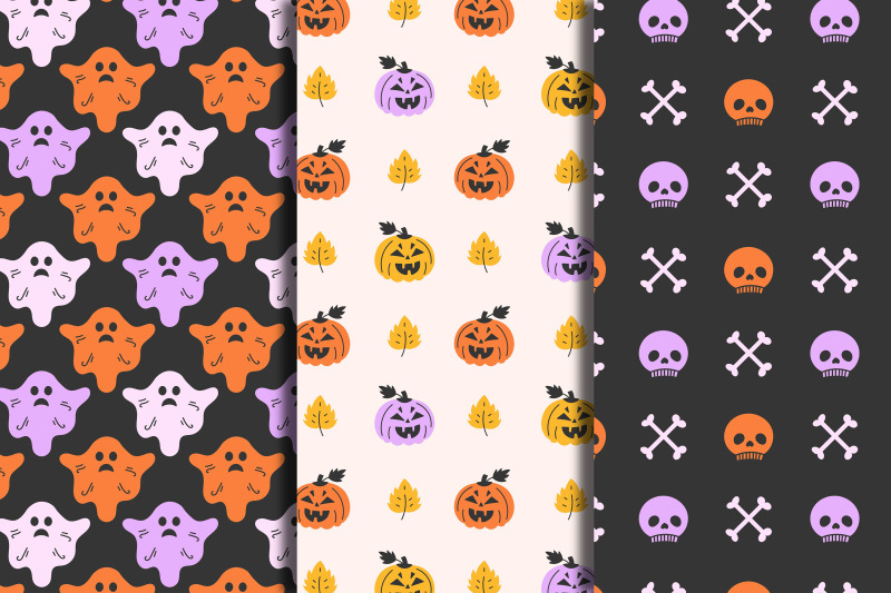 spooky-halloween-seamless-patterns