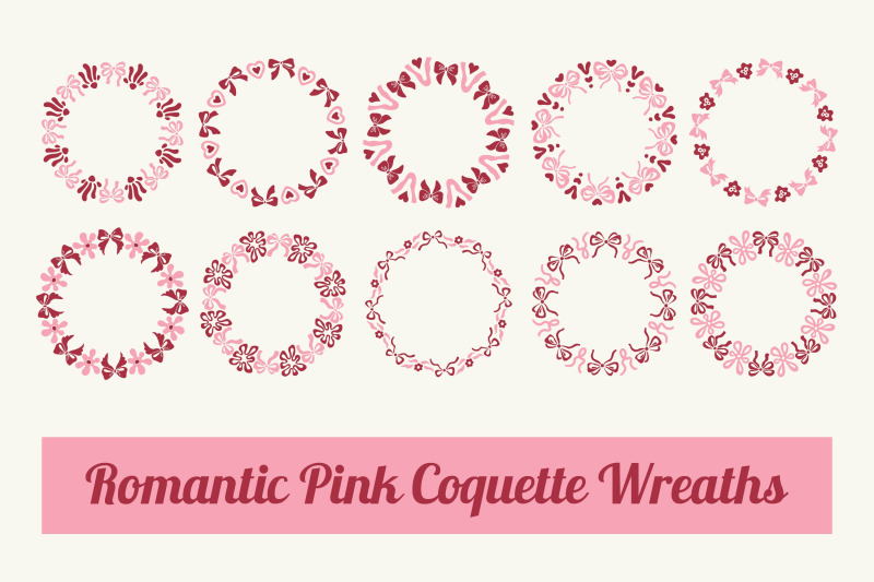 romantic-pink-coquette-wreaths