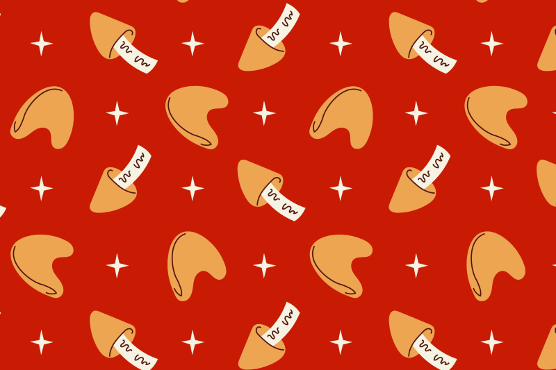 fortune-cookies-seamless-pattern