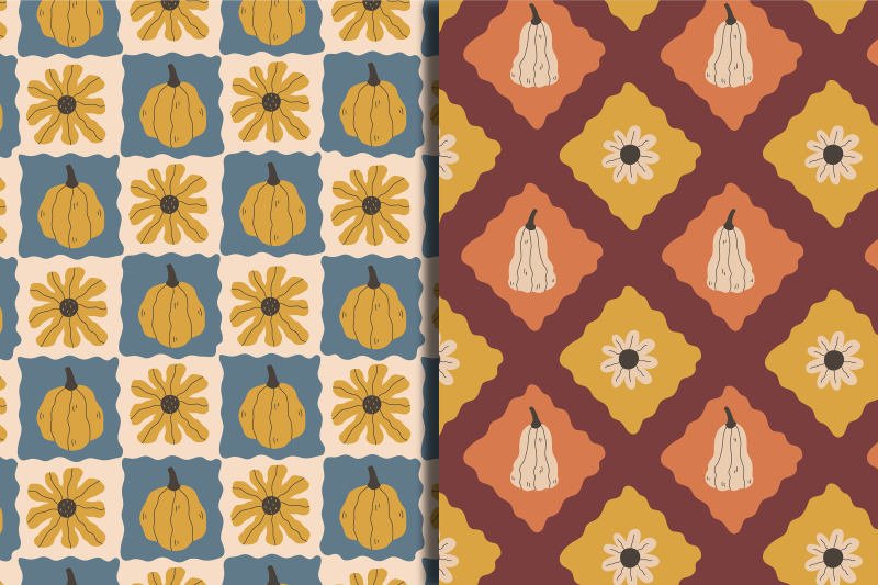 hand-drawn-pumpkin-seamless-patterns-amp-papers