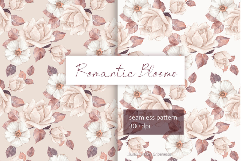 watercolor-floral-seamless-pattern-set
