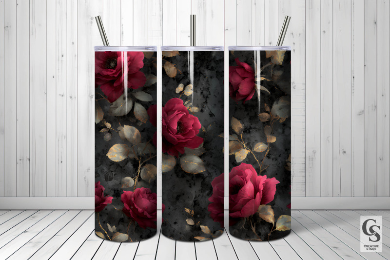 gothic-textured-rose-flowers-seamless-pattern