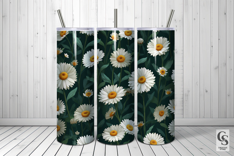 shasta-daisy-flowers-seamless-patterns