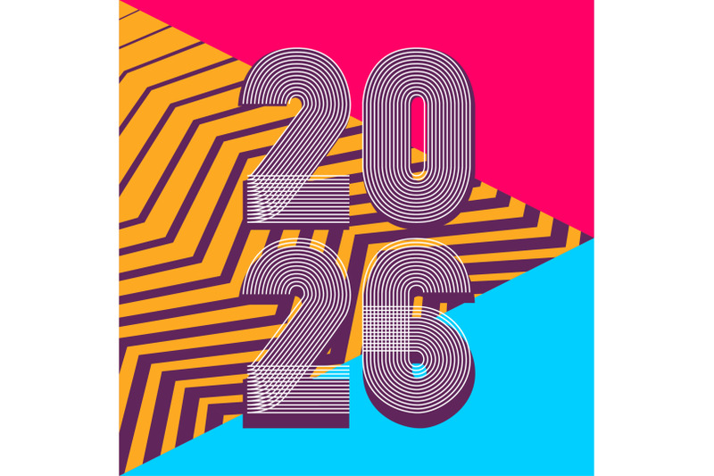 retro-cover-background-with-vertical-2026-number-on-colorful-geometric
