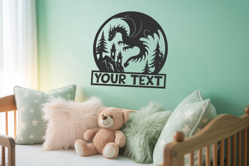 dragon-castle-name-sign-svg-fantasy-nursery-door-hanger
