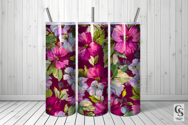 romantic-hibiscus-flowers-digital-paper