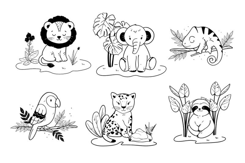 safari-baby-animals-png-svg