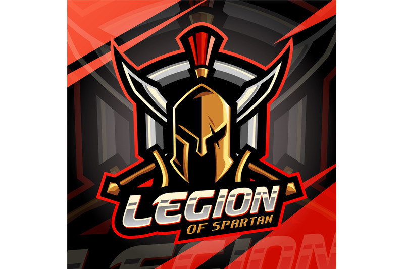 legion-of-spartan-esport-mascot-logo-design
