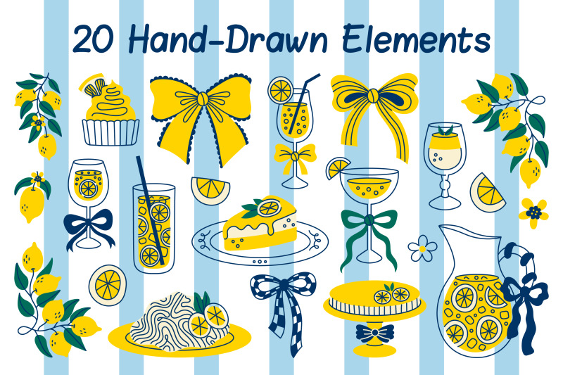 lemon-food-and-drink-doodles-png-clipart