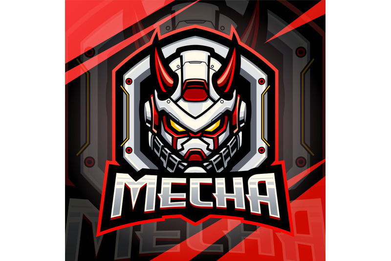 mecha-head-esport-mascot-logo-design