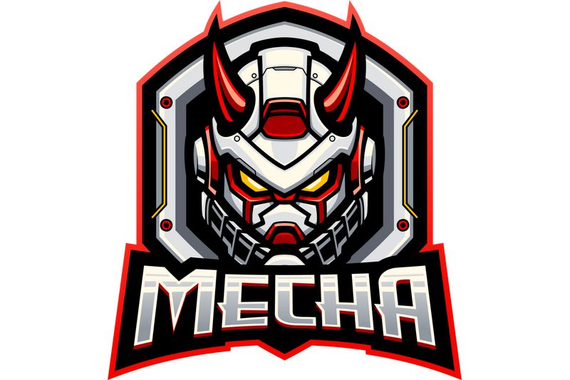 mecha-head-esport-mascot-logo-design