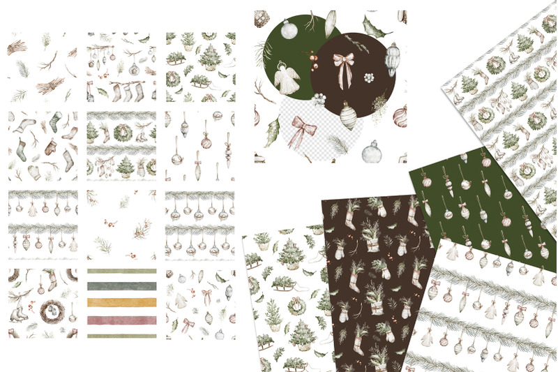 rustic-watercolor-christmas-designs-clipart-amp-card-templates