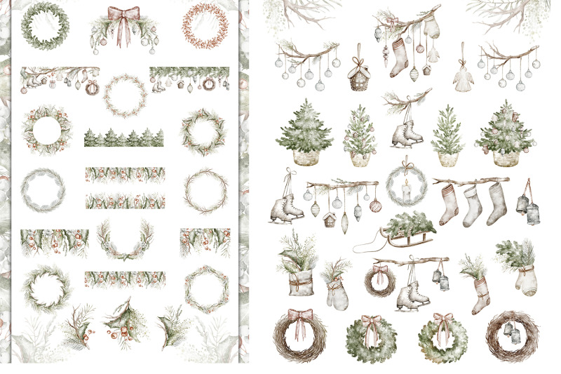 rustic-watercolor-christmas-designs-clipart-amp-card-templates