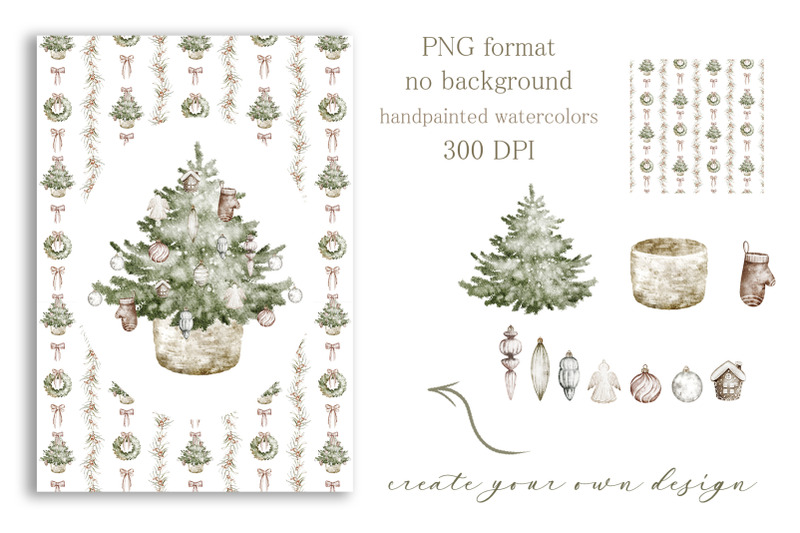 rustic-watercolor-christmas-designs-clipart-amp-card-templates