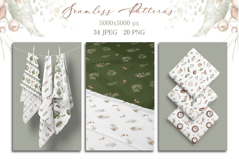 rustic-watercolor-christmas-designs-clipart-amp-card-templates