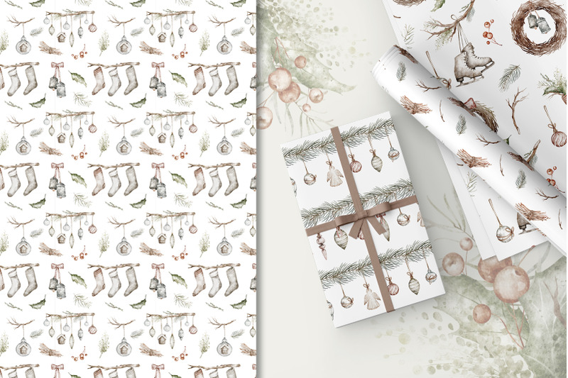 rustic-watercolor-christmas-designs-clipart-amp-card-templates
