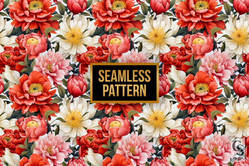 peony-flower-garden-seamless-patterns