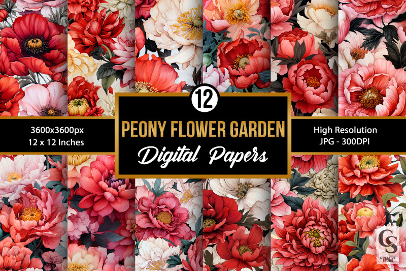 peony-flower-garden-seamless-patterns