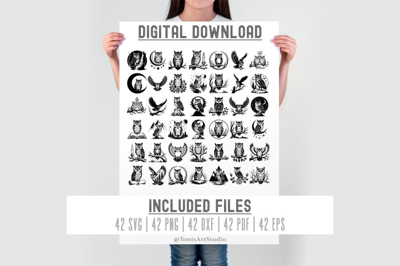 owl-svg-bundle-42-owl-cut-files-cricut-silhouette-clipart