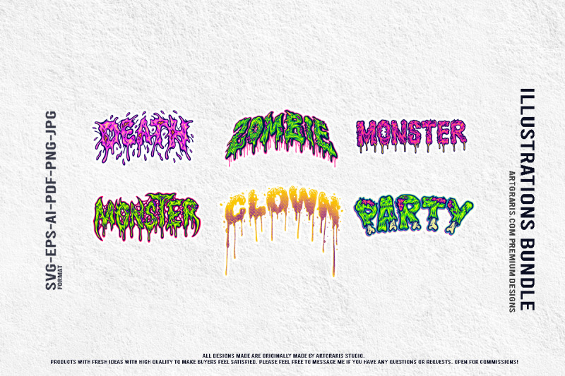 grunge-horror-lettering-death-zombie-monster-clown-party-halloween