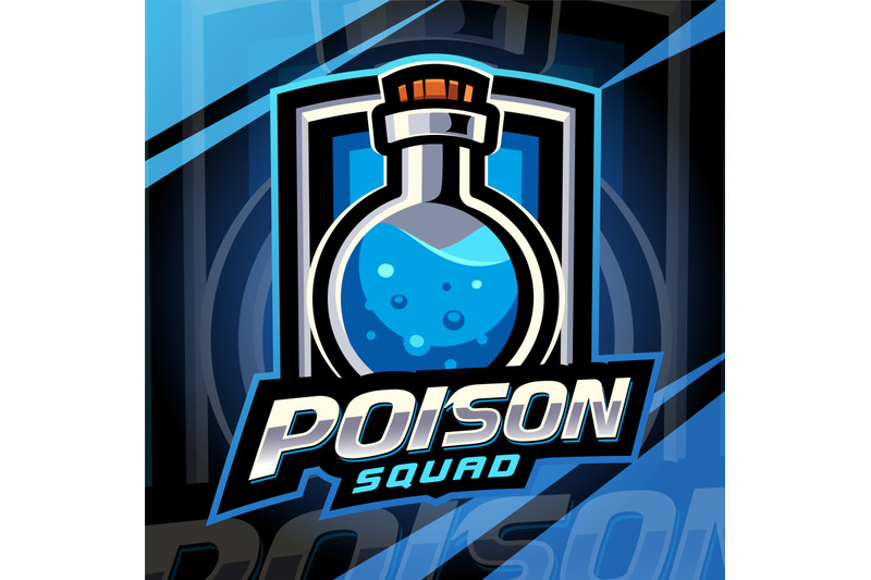 poison-squad-esport-mascot-logo-design