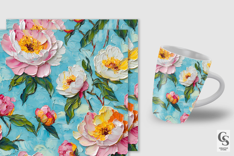 impasto-painted-peony-flowers-patterns
