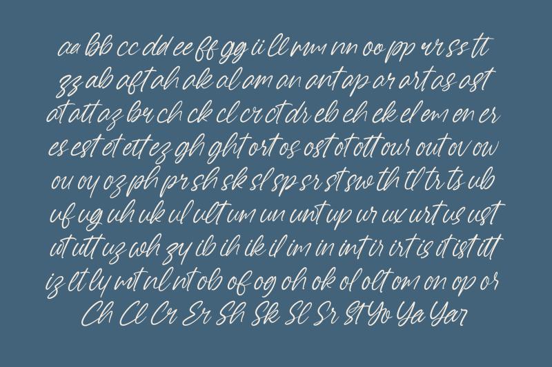 bugley-yarkest-aesthetic-handwritten-font