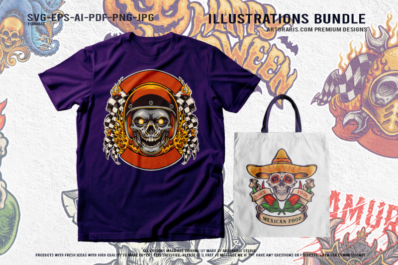 spooky-halloween-king-skull-demon-warrior-artwork