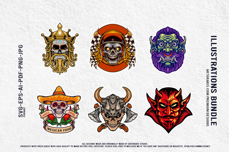 spooky-halloween-king-skull-demon-warrior-artwork