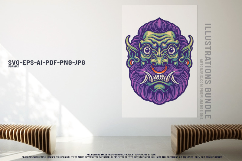 spooky-halloween-king-skull-demon-warrior-artwork