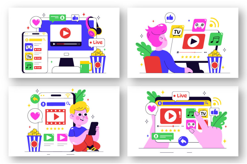 10-online-streaming-platforms-illustration