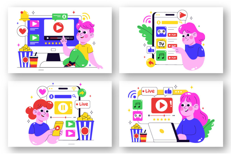10-online-streaming-platforms-illustration