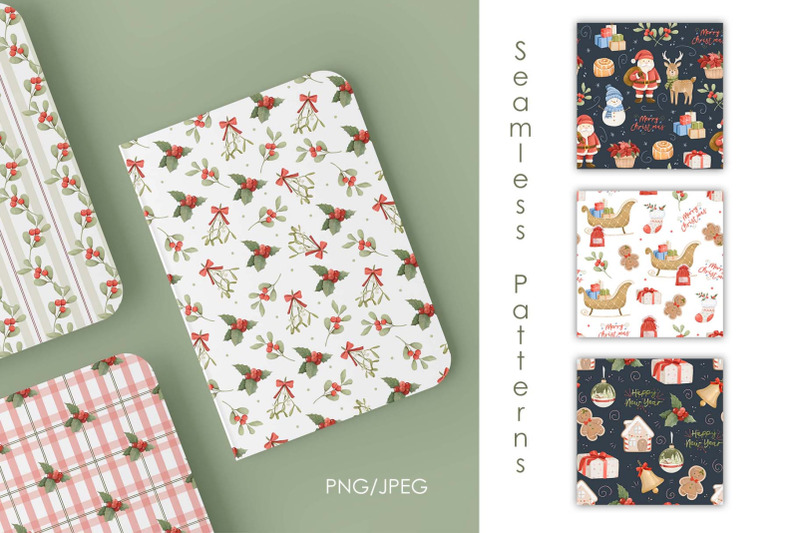 watercolor-cute-characters-christmas-clipart