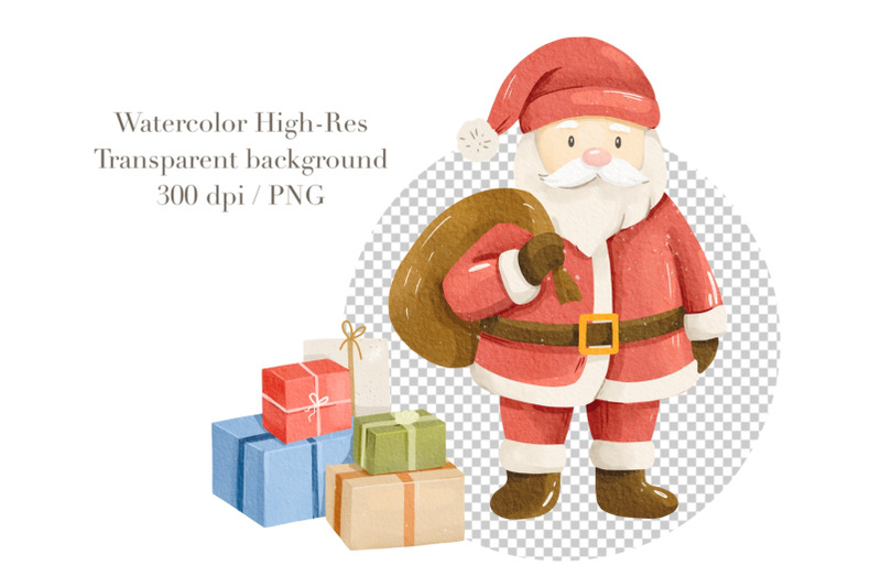watercolor-cute-characters-christmas-clipart
