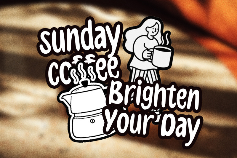 sunday-coffee-playful-cafe-font