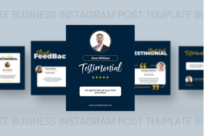 testimonial-instagram-post-template